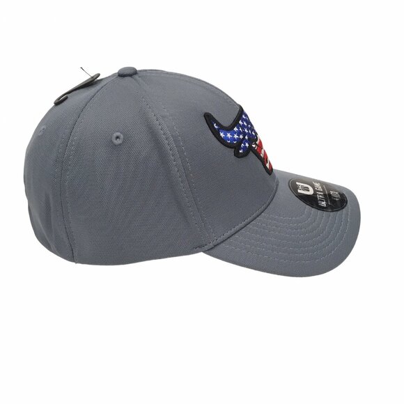 Chicago Bulls Hat NBA ULTRA GAME One Size Gray American Flag Logo Embroidered - Picture 5 of 10